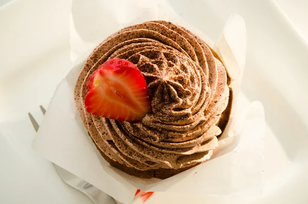 Chocolate cupcake — Stock Photo, Image