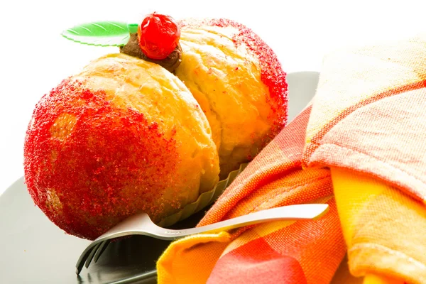 Peach cake — Stock Photo, Image