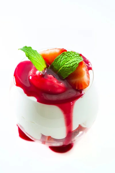 Strawberry cream — Stock Photo, Image