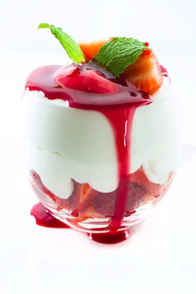 Strawberry cream — Stock Photo, Image