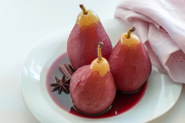 PEAR dessert — Stockfoto