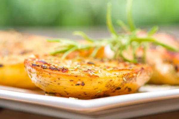 Melted Garlic Butter Potatoes — Stock Photo, Image