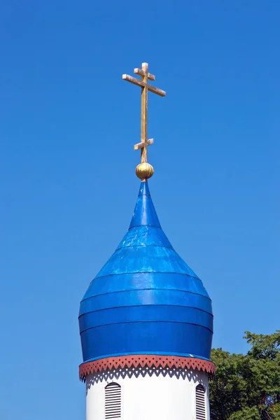 Dôme Église orthodoxe russe — Photo
