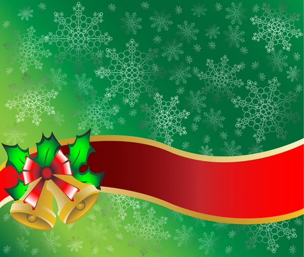 Christmas card background vector illustration — Stock Vector