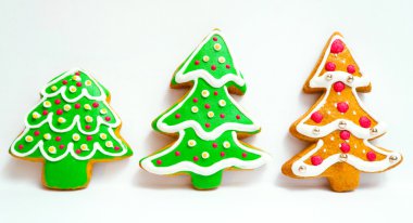 Traditional home made Christmas cookie ginger breads clipart