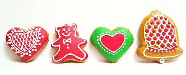 Traditional home made Christmas cookie ginger breads — Stock Photo, Image