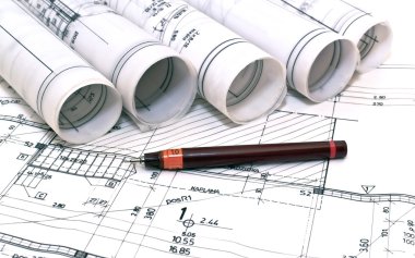 Mimar alır ve iç tasarım İnşaat Emlak Planlama planları planları
