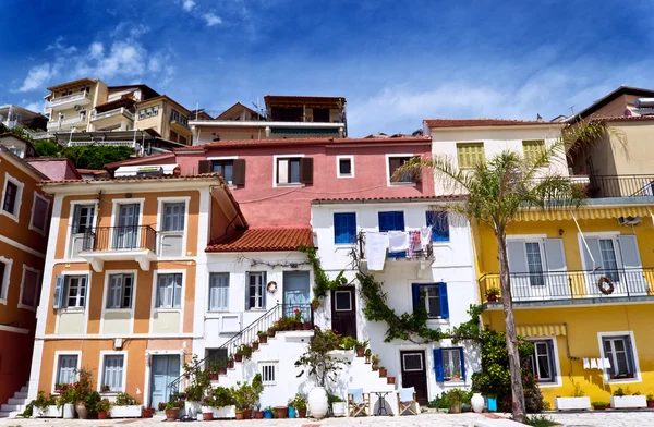 Maison méditerranéenne en parga greece — Photo