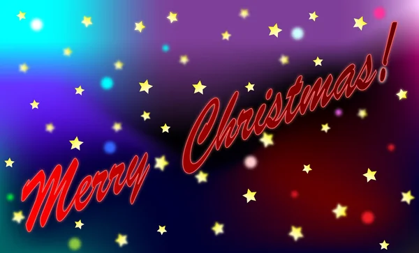 Merry christmas shooting star comet abstract illustration — Stock Photo, Image