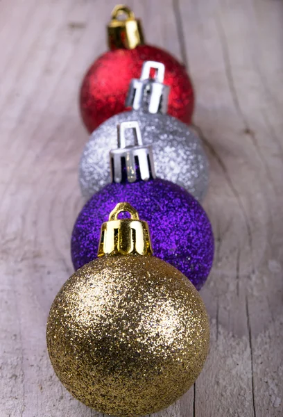 Bolas coloridas de Natal — Fotografia de Stock