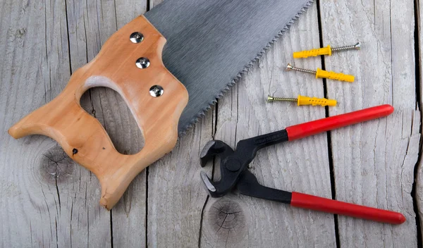 Carpenter tools — Stock Photo, Image