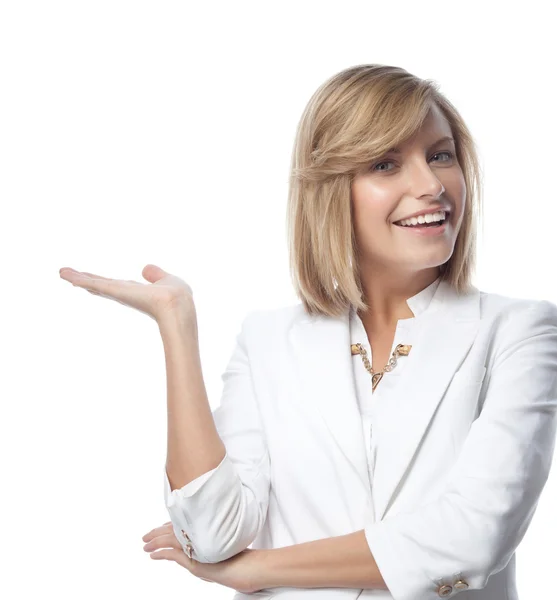 Mujer sonriente — Foto de Stock