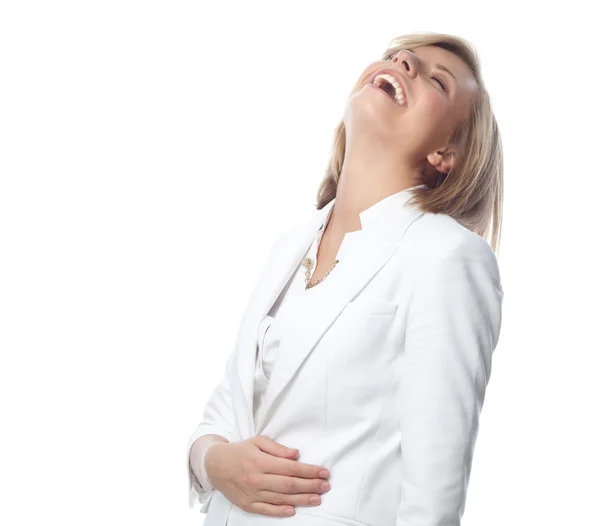La mujer se ríe —  Fotos de Stock