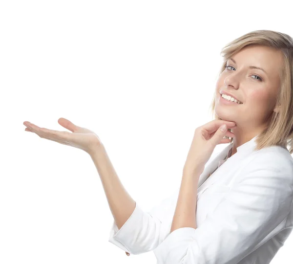 Mujer sonriente — Foto de Stock