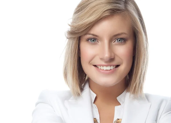 Mujer sonriente — Foto de Stock