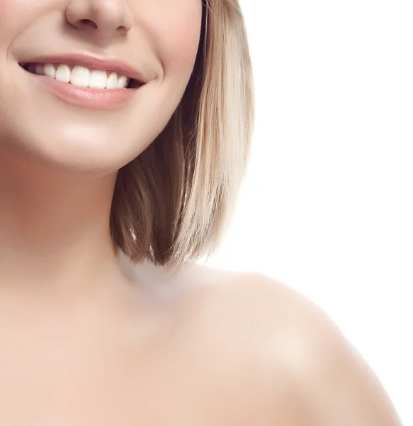 Mujer rubia sonriente —  Fotos de Stock