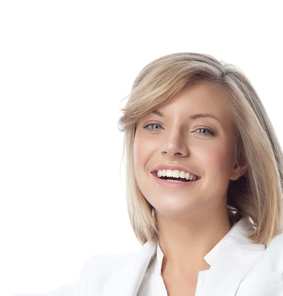 Mujer sonriente — Foto de Stock