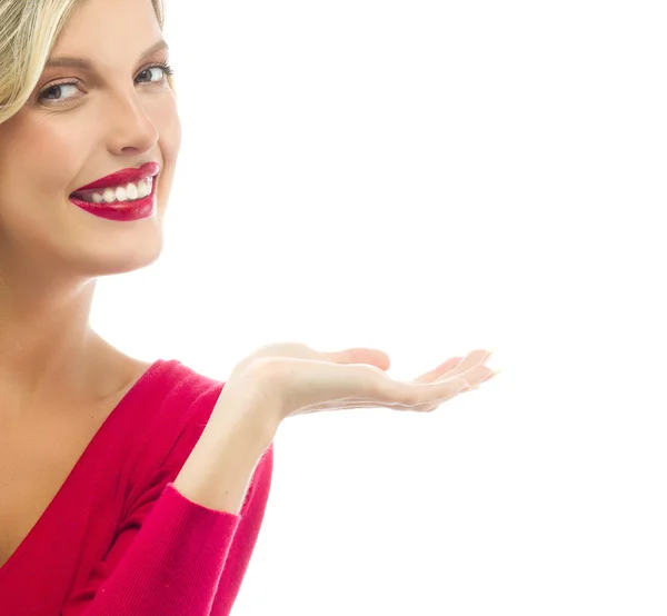 Mujer sonriente — Foto de Stock