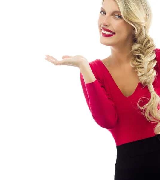 Mujer sonriente — Foto de Stock