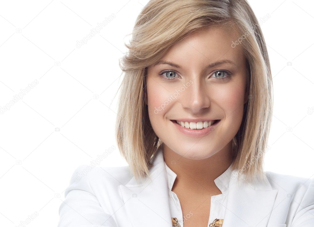 Smiling woman — Stock Photo © dedukh 38850243