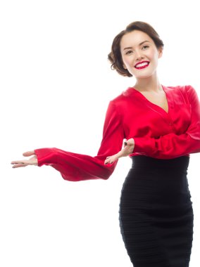 kadın görünmeyen nesne tutar