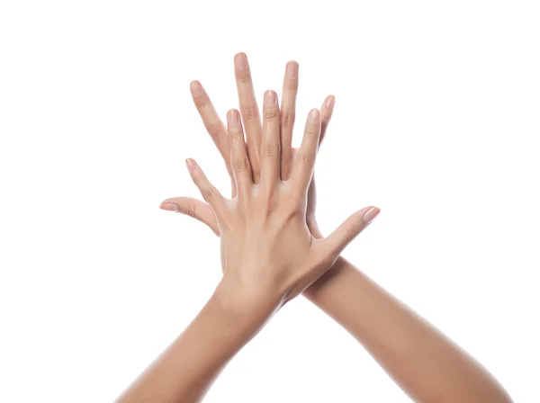Mujer hermosa manos — Foto de Stock