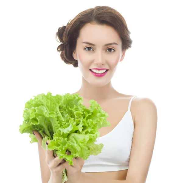 Mulher com salat — Fotografia de Stock