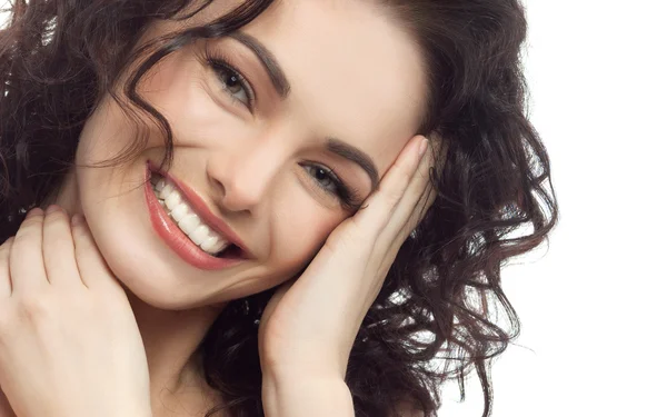 Mujer sonriente — Foto de Stock