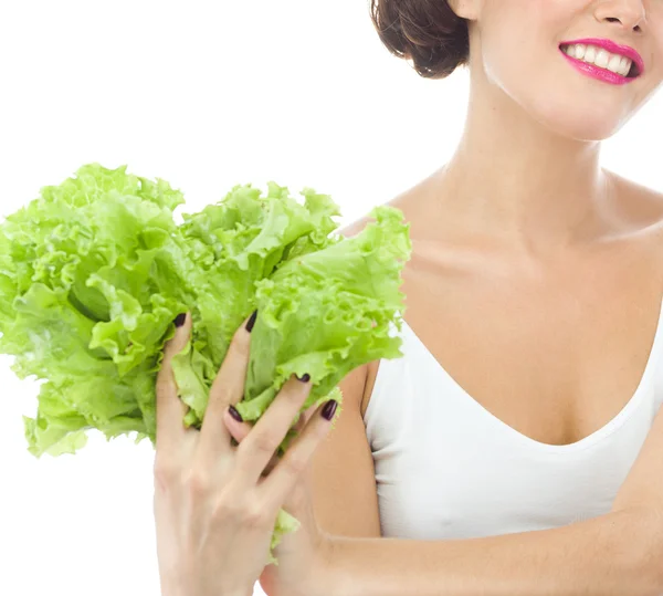 Mulher com salat — Fotografia de Stock