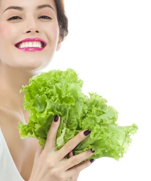 Mulher com salat — Fotografia de Stock