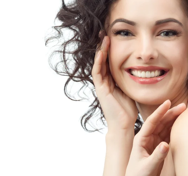 Mujer sonriente — Foto de Stock