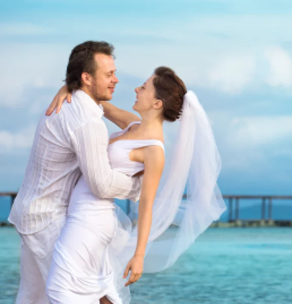 Matrimonio sull'isola — Foto Stock