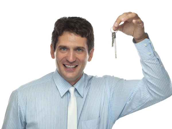 Man with telephone — Stock Photo, Image