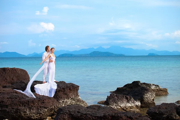 島の結婚式 — ストック写真