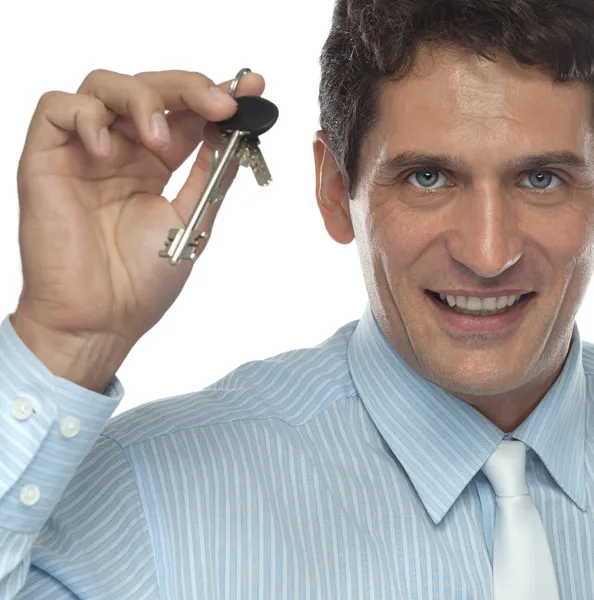 Man with telephone — Stock Photo, Image