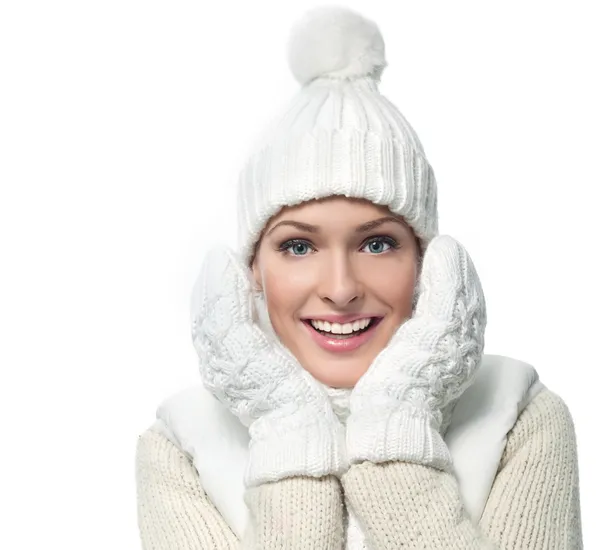 Meisje in winterkleding — Stockfoto