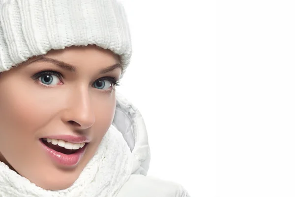 Meisje in winterkleding — Stockfoto