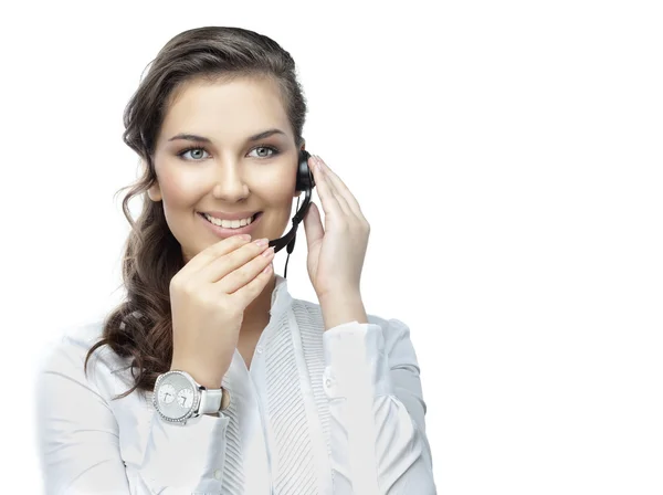 Mujer con teléfono — Foto de Stock