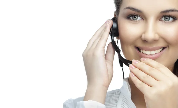 Mujer con teléfono — Foto de Stock