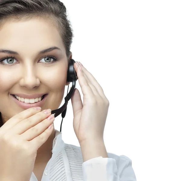 Mujer con teléfono — Foto de Stock