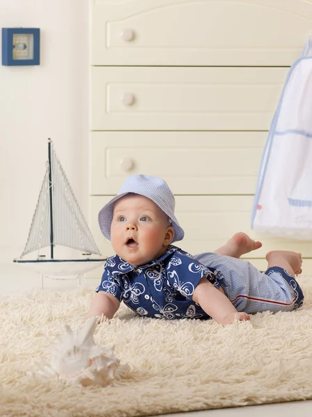 Little child baby boy Stock Photo