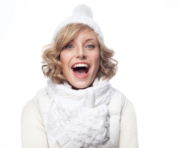 Woman winter — Stock Photo, Image