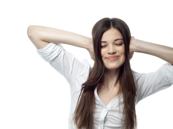 Mujer belleza — Foto de Stock