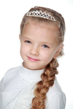 Prenses tacı ile şirin kız