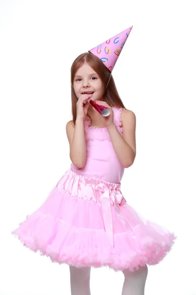 Birthday party girl — Stock Photo, Image