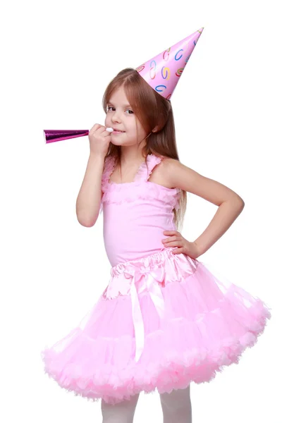 Birthday party girl — Stock Photo, Image