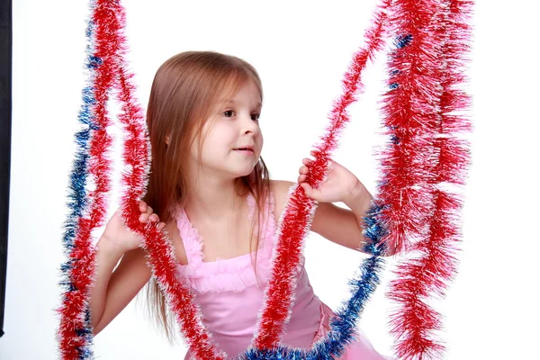 Christmas little girl — Stock Photo, Image