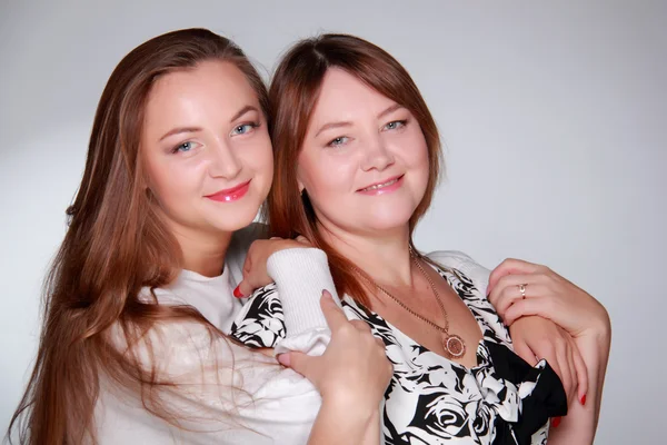 Two beautiful sisters Stock Image