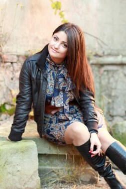 güzel bir sonbahar kız