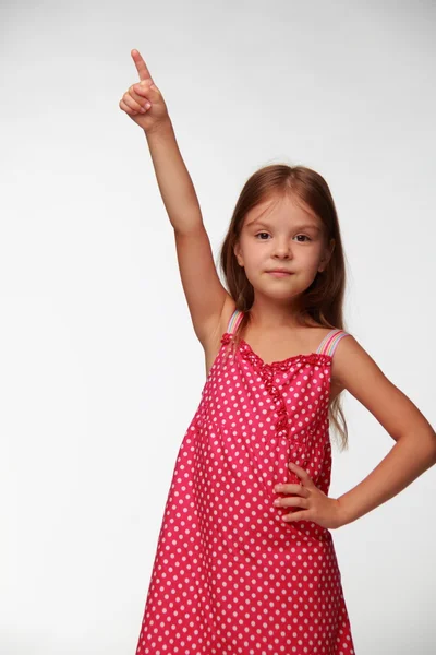 Portrait of little girl — Stock Photo, Image